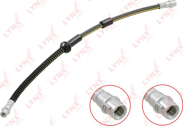 Тормозной шланг LYNXauto передний для Porsche Cayenne I (955) 2002-2010. Артикул BL-3139