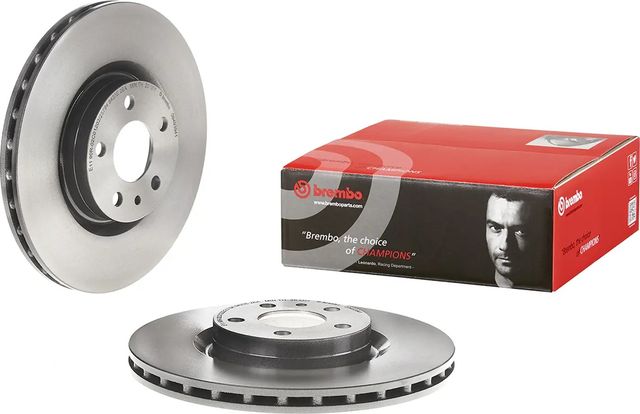 Тормозной диск Brembo UV Coated передний для Fiat 500L I 2012-2026. Артикул 09.4939.41