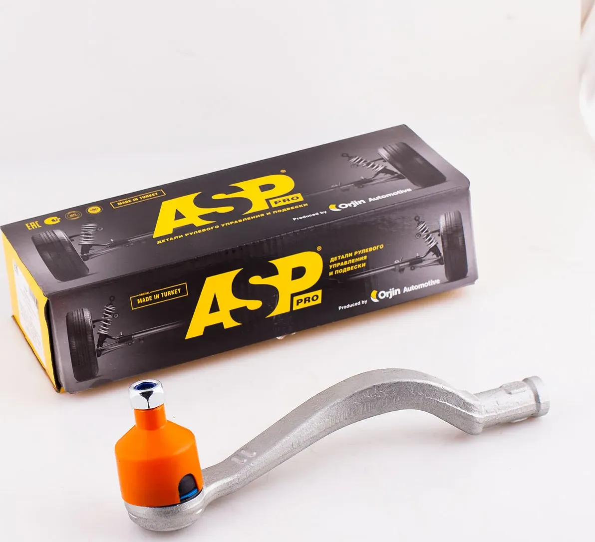 Наконечник рулевой (левый) RENAULT Logan 04- Sandero 08- (ASP). Артикул RJ10008