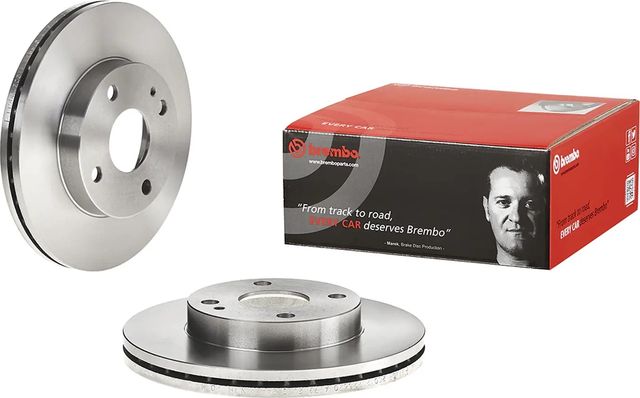Тормозной диск Brembo передний для Mazda Demio I (DW) 1996-2003. Артикул 09.5581.34