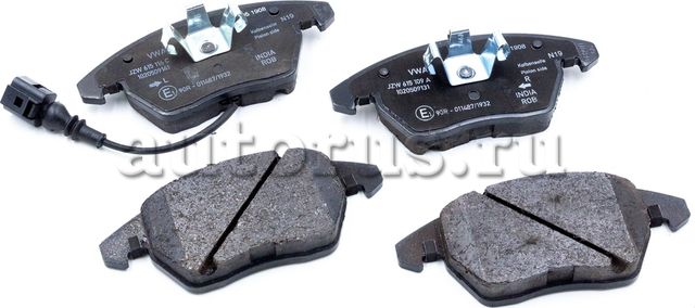 Тормозные колодки VAG передние для Audi A1 II (GB) 2018-2026. Артикул JZW698151B