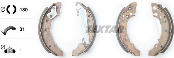 Тормозные колодки Textar. Артикул 91018200