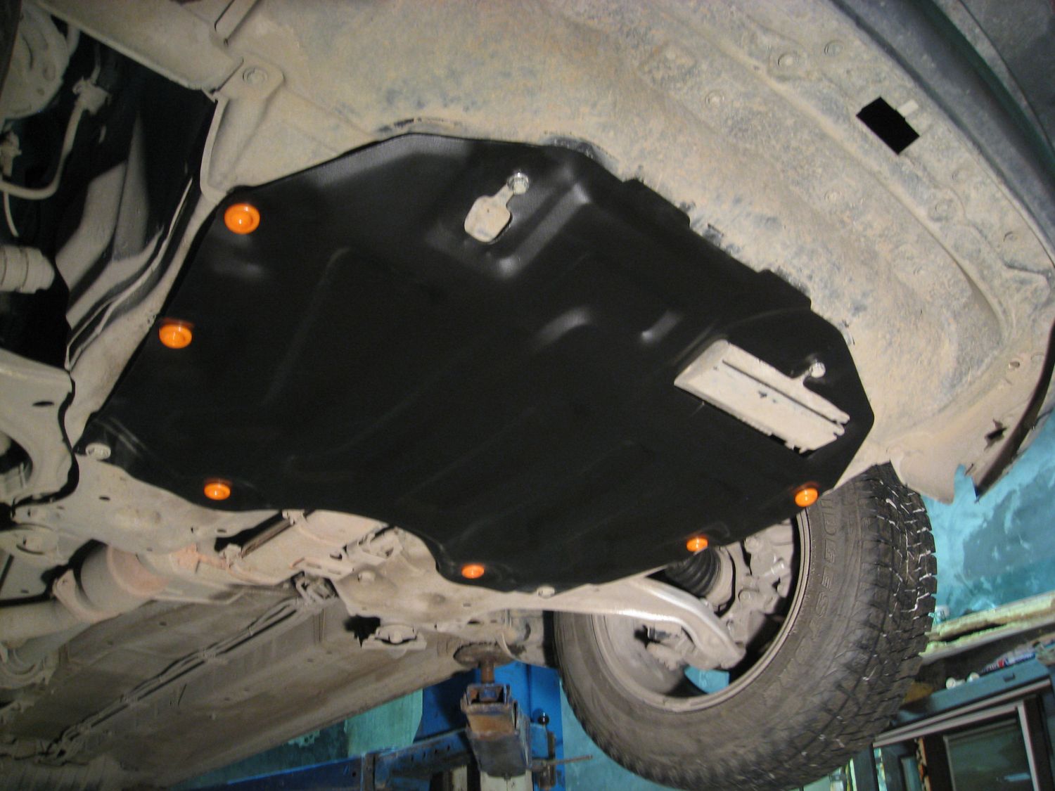 Защита Alfeco для картера и КПП Nissan Murano Z51 2008-2015. Артикул ALF.15.16 st