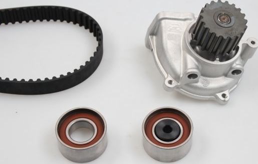 Помпа (водяной насос) с комплектом ремня ГРМ Hepu. Артикул PK75332