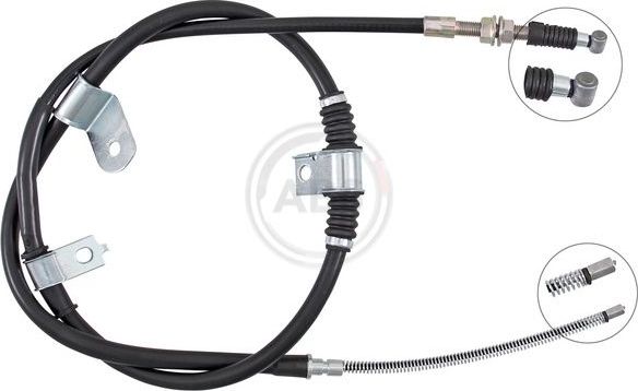 Трос ручника (тросик ручного тормоза) ABS. Артикул K14127