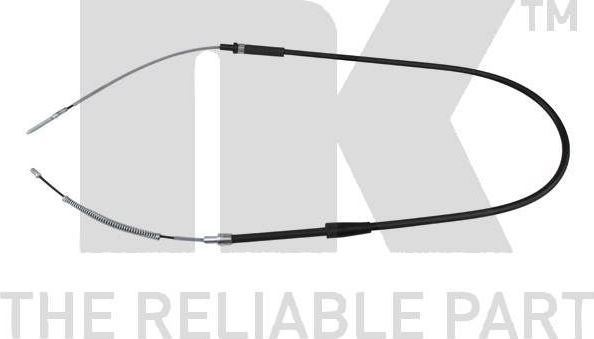Трос ручника (тросик ручного тормоза) NK. Артикул 904786