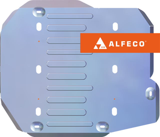 Защита алюминиевая Alfeco (4 мм) для топливного бака Honda Stepwgn VI 2022-2026. Артикул ALF.09.58 AL4