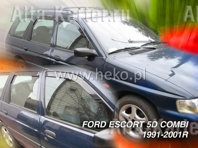 Дефлекторы Heko для окон Ford Escort универсал 1990-2001. Артикул 15264