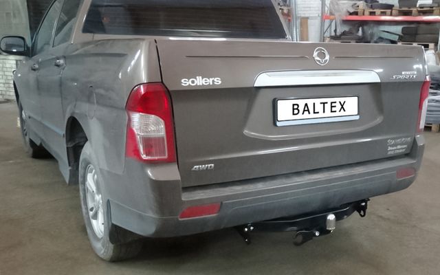 Фаркоп Baltex для SsangYong Actyon Sports 2011-2026. Фланцевое крепление. Артикул 29222821