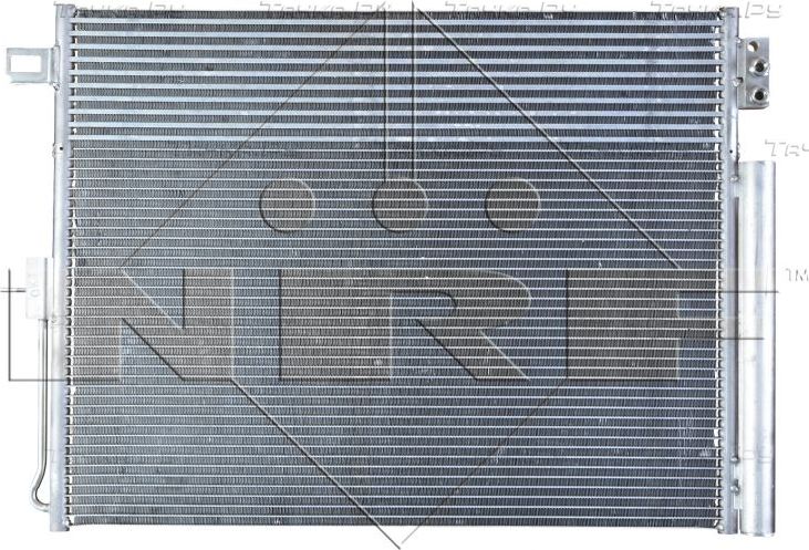 Радиатор кондиционера (конденсатор) NRF (алюминий). Артикул 350038
