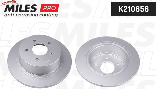 Тормозной диск Miles задний для Nissan Tiida I 2012-2013. Артикул K210656