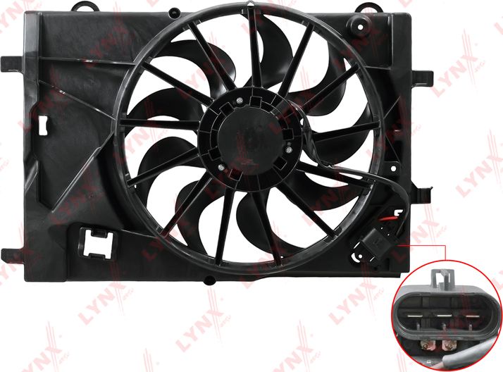 Вентилятор радиатора двигателя LYNXauto. Артикул RF-1556
