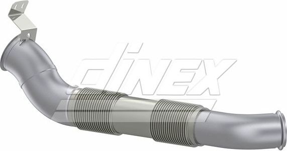 Глушитель Dinex (алюминий / сталь) для Scania G 2007-2015. Артикул 6LE001