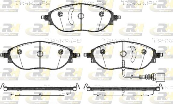 Тормозные колодки RoadHouse передние для Audi A3 III (8V) 2013-2026. Артикул 21470.01