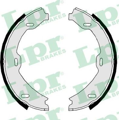 Тормозные колодки (стояночная тормозная система) LPR. Артикул 08879