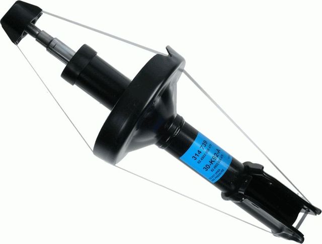 Амортизатор SACHS передний для Renault Twingo II 2007-2014. Артикул 314 739