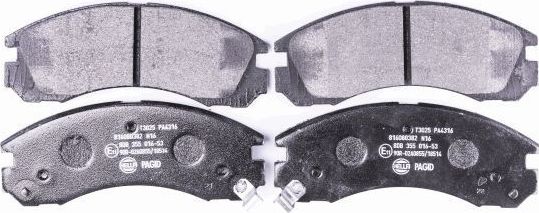 Тормозные колодки Hella. Артикул 8DB 355 016-531