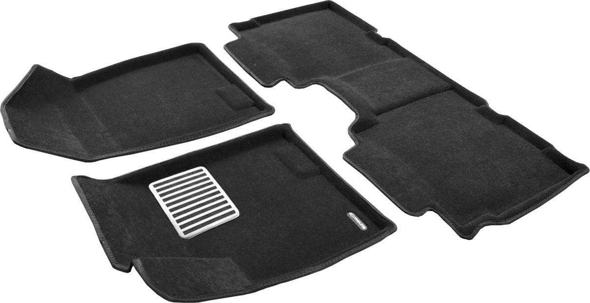 Коврики текстильные Euromat 3D Lux для салона Jetour X90 Plus 2023-2026. Артикул EM3D-000021