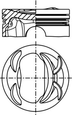 Поршень Mahle для SEAT Alhambra II 2010-2026. Артикул 028 PI 00131 001