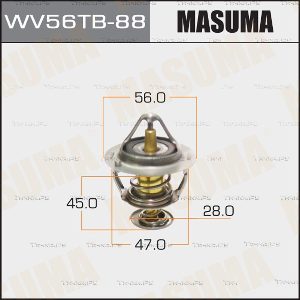 Термостат Masuma для Toyota Avensis II 2003-2008. Артикул WV56TB-88