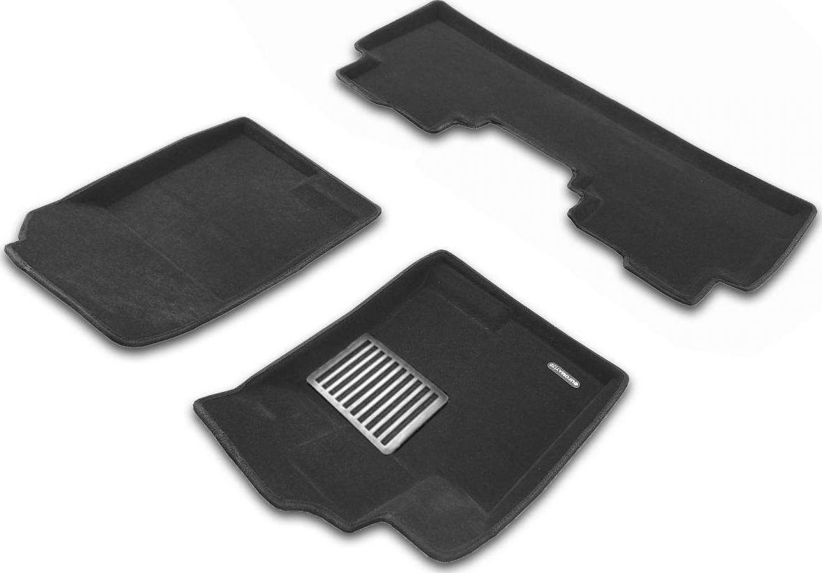 Коврики текстильные Euromat 3D Lux для салона Haval Jolion (передний привод) 2021-2026. Артикул EM3D-001410