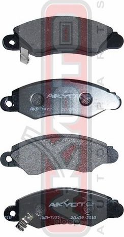 Тормозные колодки Akyoto Packing AKYOTO передние для Subaru Justy III 2003-2007. Артикул AKD-7477