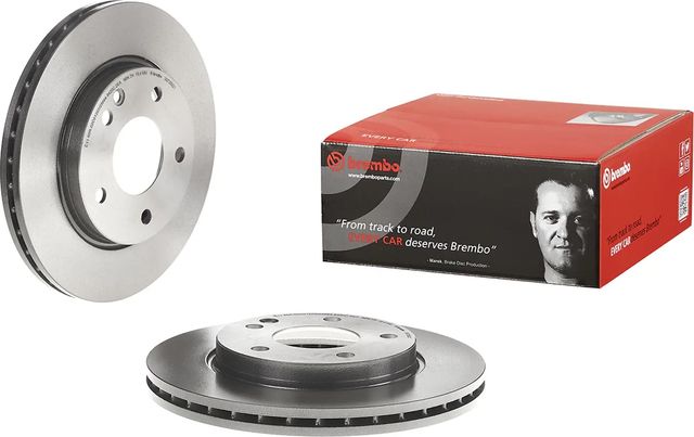 Тормозной диск Brembo UV Coated передний для Mercedes-Benz A-Класс I (W168) 1997-2004. Артикул 09.7359.21