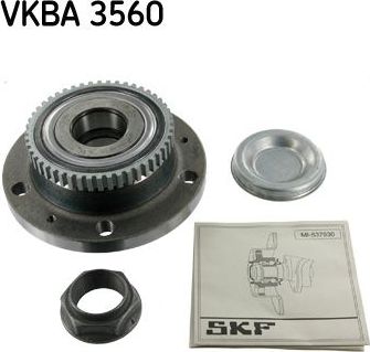Ступичный подшипник (комплект) SKF. Артикул VKBA 3560