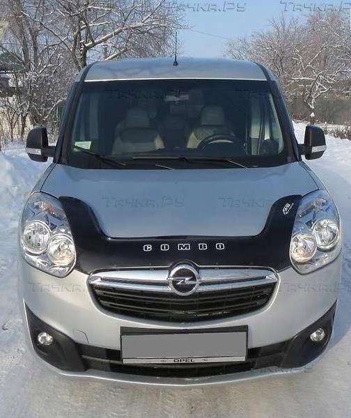 Дефлектор VT52 для капота Opel Combo D 2011-2017. Артикул OP28VT