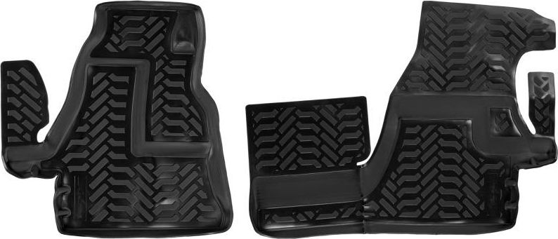 Коврики Airline (передний ряд) с высоким бортиком для салона Mercedes-Benz Sprinter Classic W909 2013-2026. Артикул ACM-PS-45