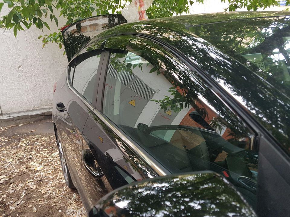 Дефлекторы Cobra Tuning для окон Hyundai Elantra VI седан 2015-2026. Артикул H24916