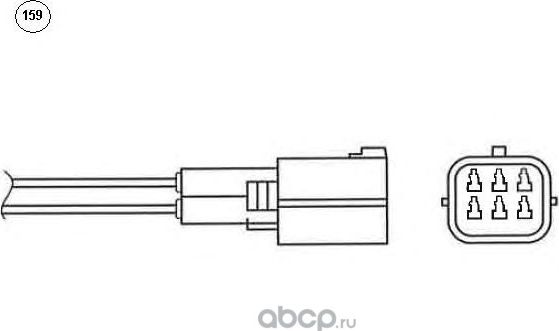 Датчик кислородный 93269 (NGK). Артикул LZA07MD17