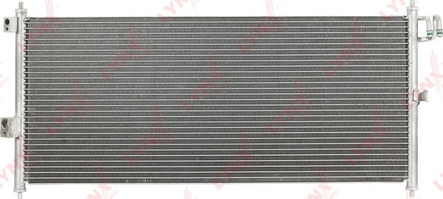 Радиатор кондиционера (конденсатор) LYNXauto для Nissan Almera N16 2000-2006. Артикул RC-0012