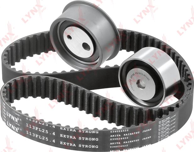 Ремень ГРМ с роликами (комплект) LYNXauto для Hyundai Tucson I 2004-2006. Артикул PK-1169