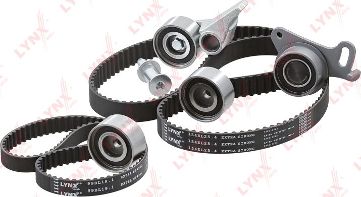 Ремень ГРМ с роликами (комплект) LYNXauto. Артикул PK-1370