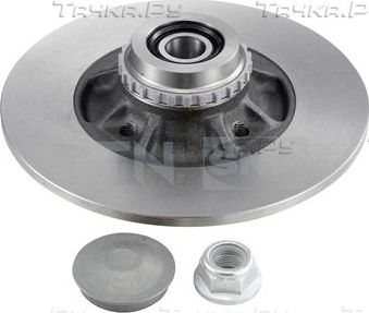Тормозной диск NTN / SNR задний для Renault Clio II 1998-2013. Артикул KF155.105U