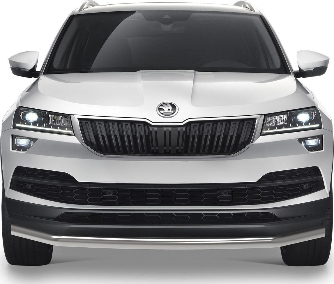Защита Rival переднего бампера d57 для Skoda Karoq 2020-2026. Артикул R.5102.002