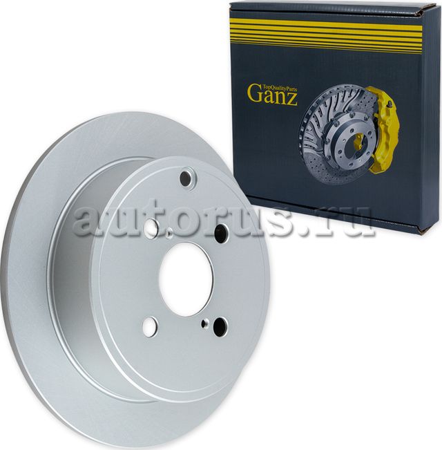 Диск тормозной задний с покрытием (Ganz). Артикул GIJ06108