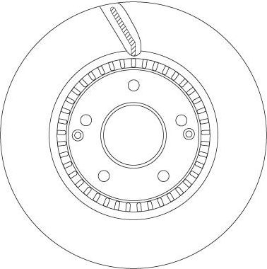 Тормозной диск TRW. Артикул DF6883S