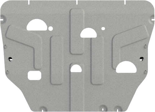 Защита алюминиевая Шериф (4 мм) для картера и КПП Geely Monjaro 2023-2026. Артикул 28.5408