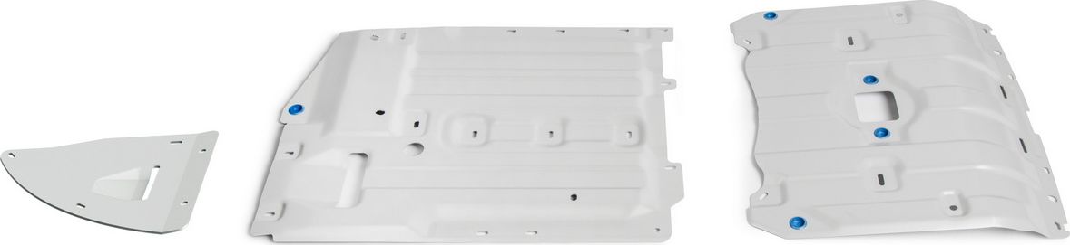 Защита алюминиевая Rival для радиатора, картера, КПП и РК BMW X6 III G06 2019-2026. Артикул K333.0533.1