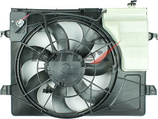 Вентилятор радиатора Kia Cerato 09- LFK 0830 (Kortex). Артикул KFD137