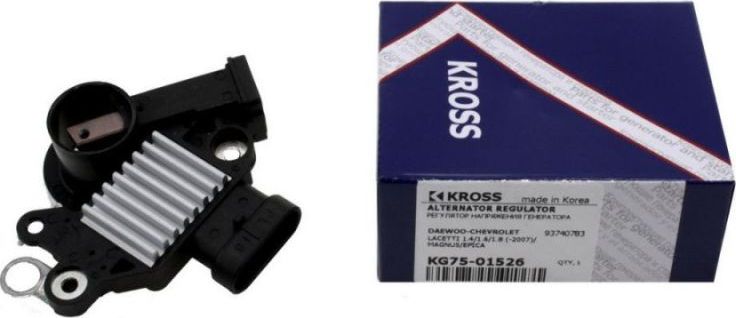Регулятор напряжения генератора (3-х конт.) (Kross). Артикул KG7501526
