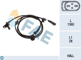 Датчик ABS FAE. Артикул 78216