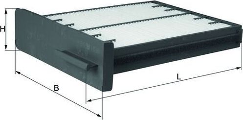 Салонный фильтр Mahle. Артикул LA 125