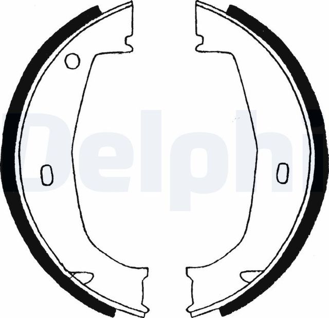 Тормозные колодки Delphi задние для BMW 2 F22 2012-2026. Артикул LS1851