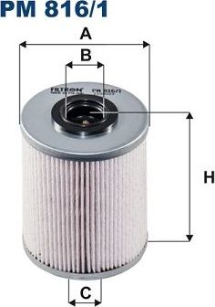 Топливный фильтр Filtron. Артикул PM 816/1