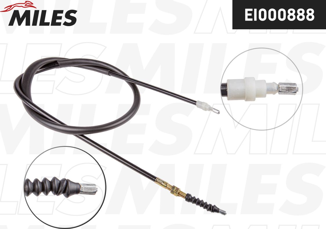 Трос ручника (тросик ручного тормоза) Miles. Артикул EI000888
