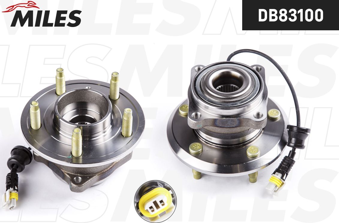 Ступица колеса с интегрированным подшипником Miles. Артикул DB83100
