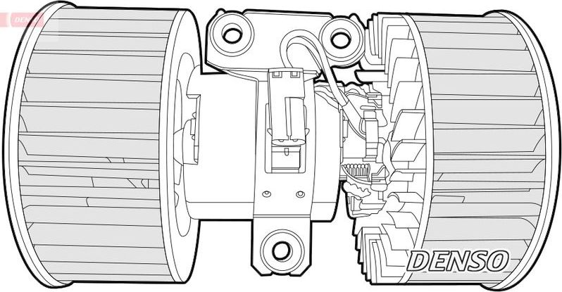 Вентилятор, мотор печки (отопителя) салона Denso. Артикул DEA05002